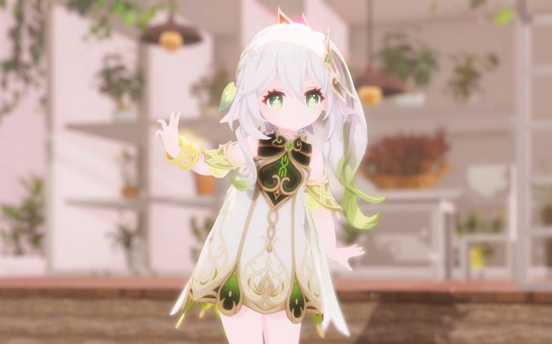 [图]【草神·MMD】💗小脚脚😍，❤️踩水水o🥵