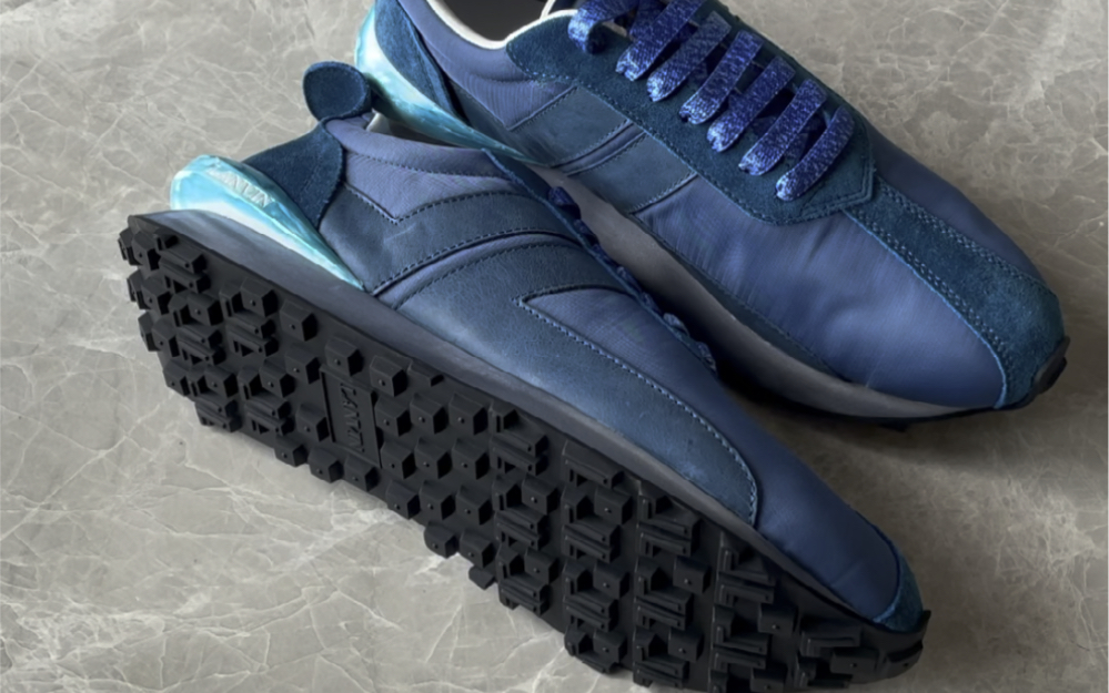 lanvin bumpr logo低帮做旧阿甘鞋开箱测评既时髦又复古_哔哩哔哩