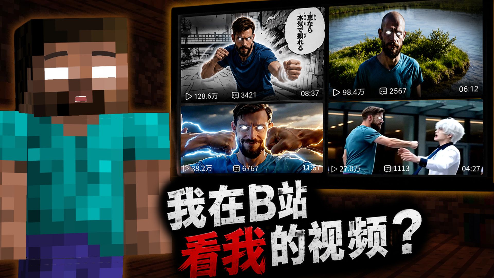 Him本人看Him的视频