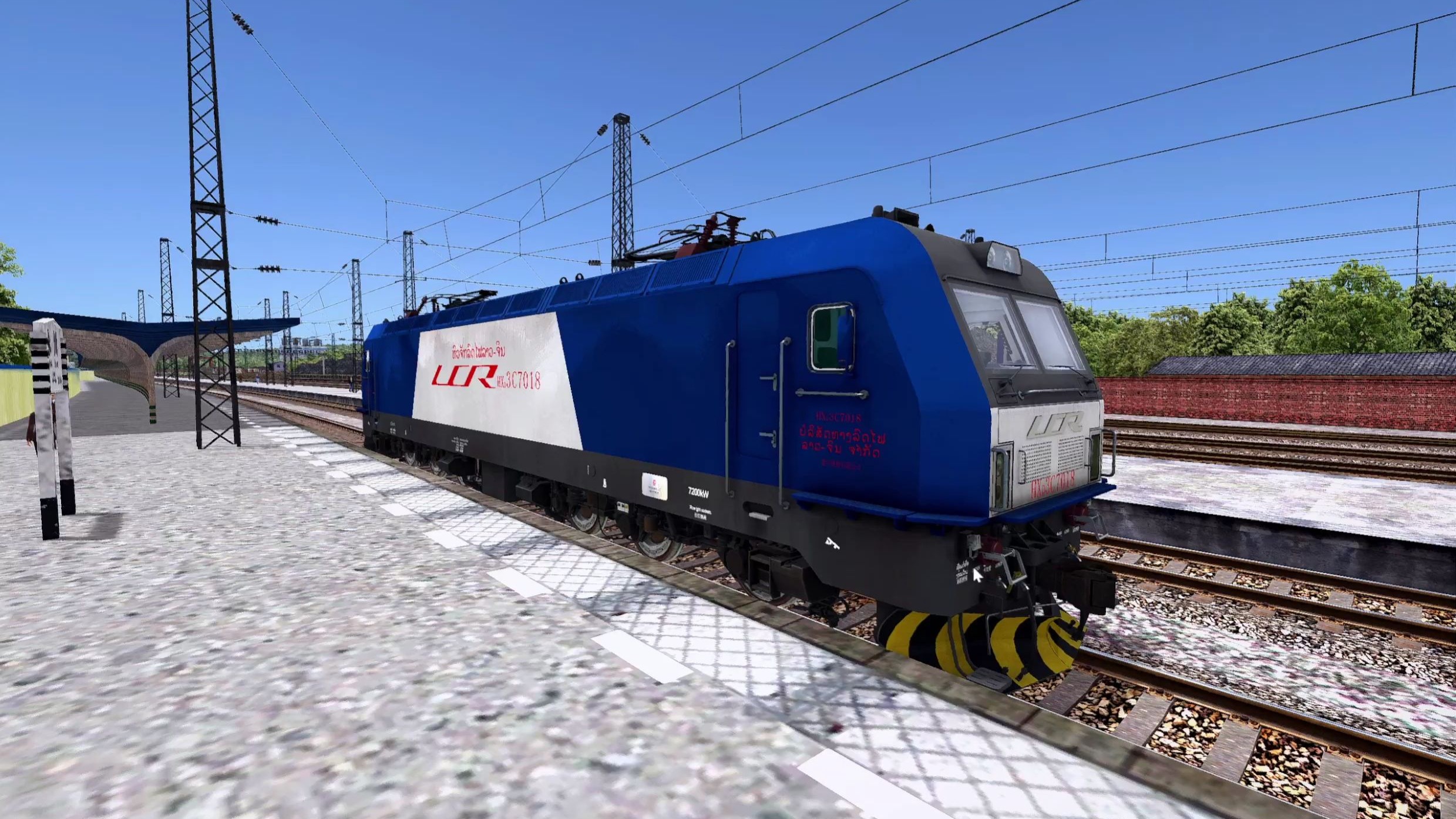 trwatr & zain制作 中国铁路 hxd3c/ca 电力机车