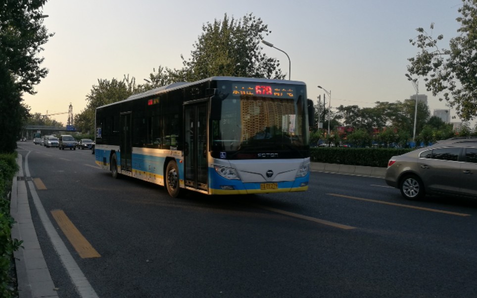 北京公交pov50678路海户屯永合庄全程前方展望pov