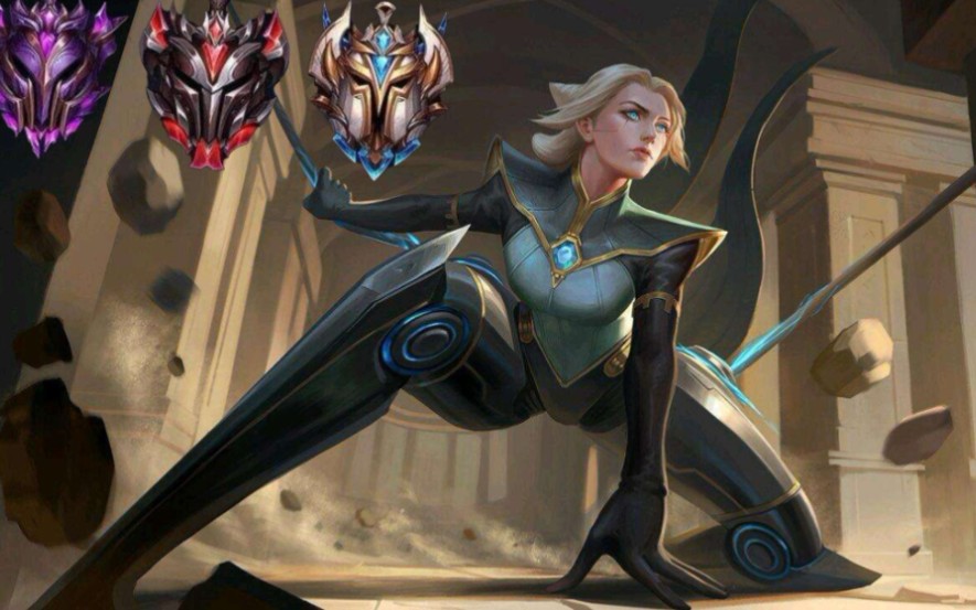 快速看完lol国服王者局#3】《英雄联盟》 国服第一青钢影卡密儿秀翻天