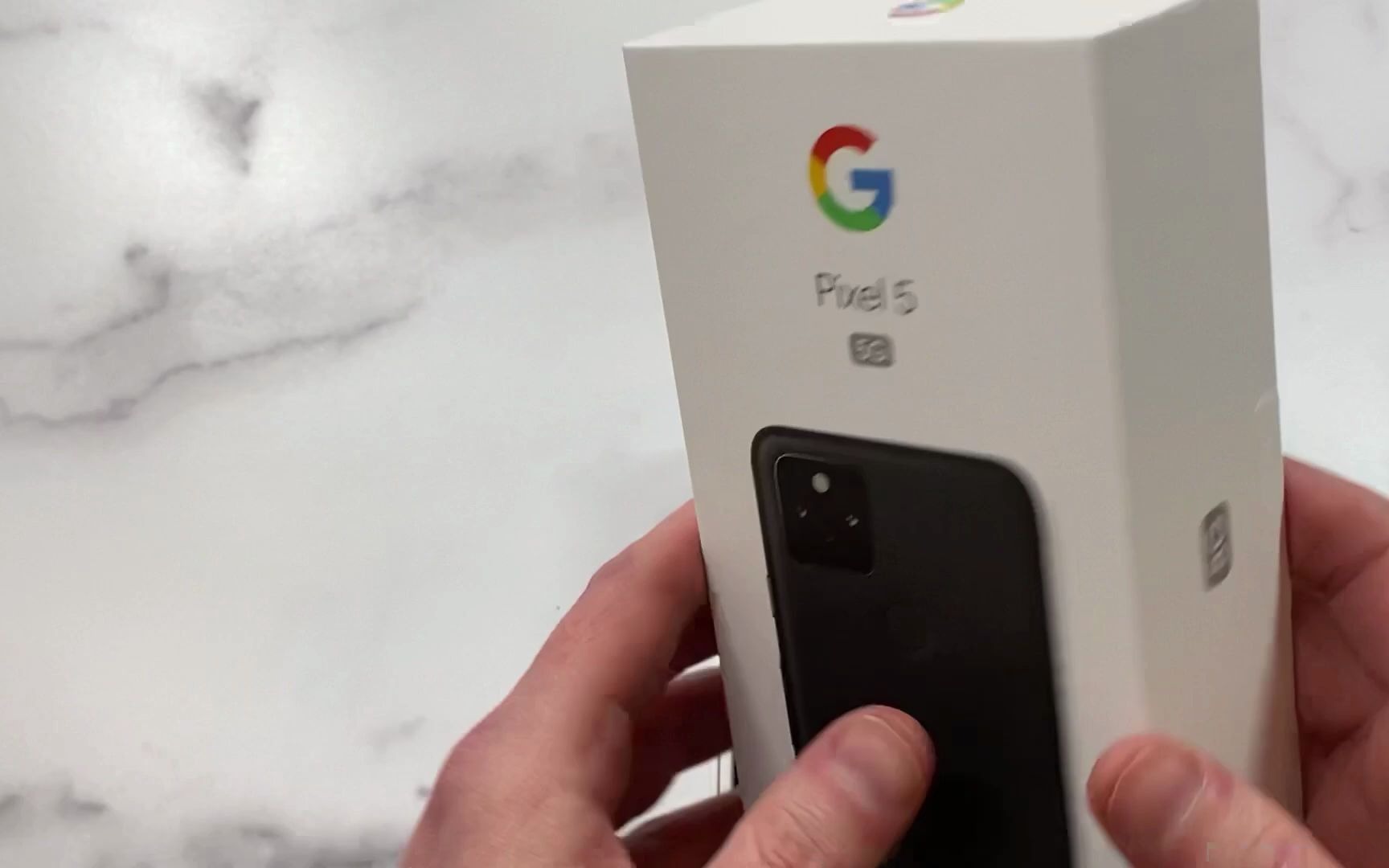手机开箱谷歌googlepixel5黑色版开箱
