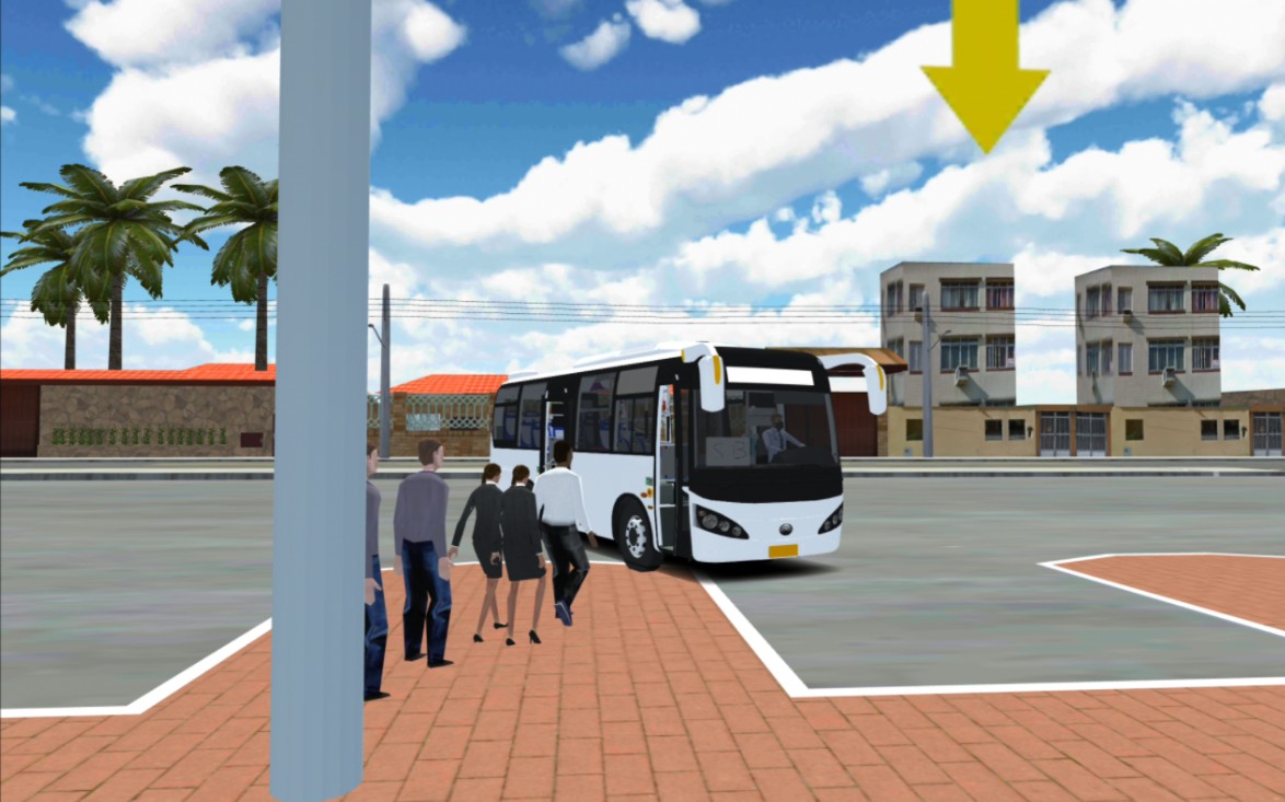 (pbsr)新车上线,正规来源.驾驶宇通熊猫zk6820行驶在protol 104线.