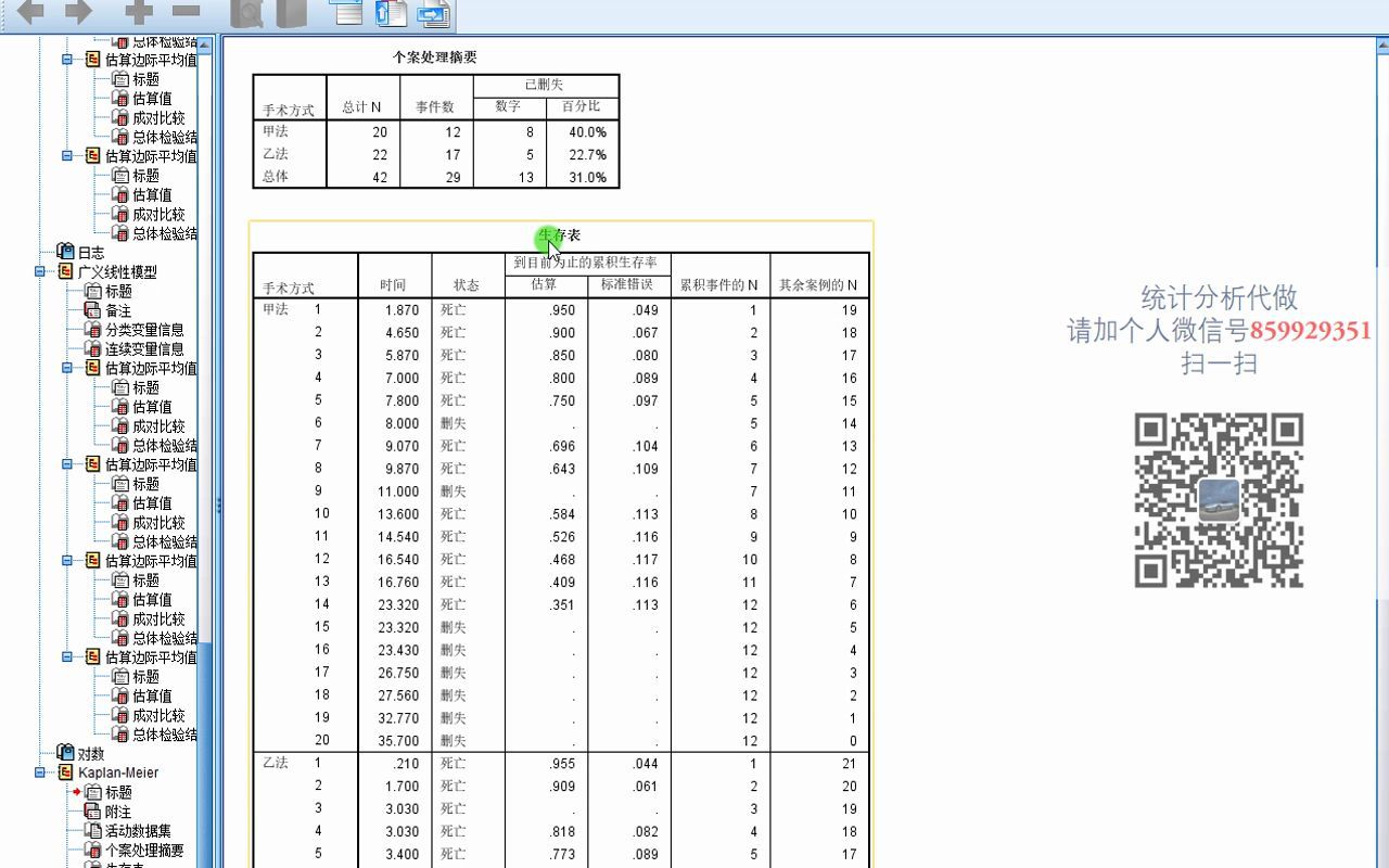 [图]SPSS-生存分析1-Kaplan-Meier-KM生存分析-log rank检验-生存曲线-SPSS数据分析-SPSS统计分析-SPSS统计分析从入门到精通