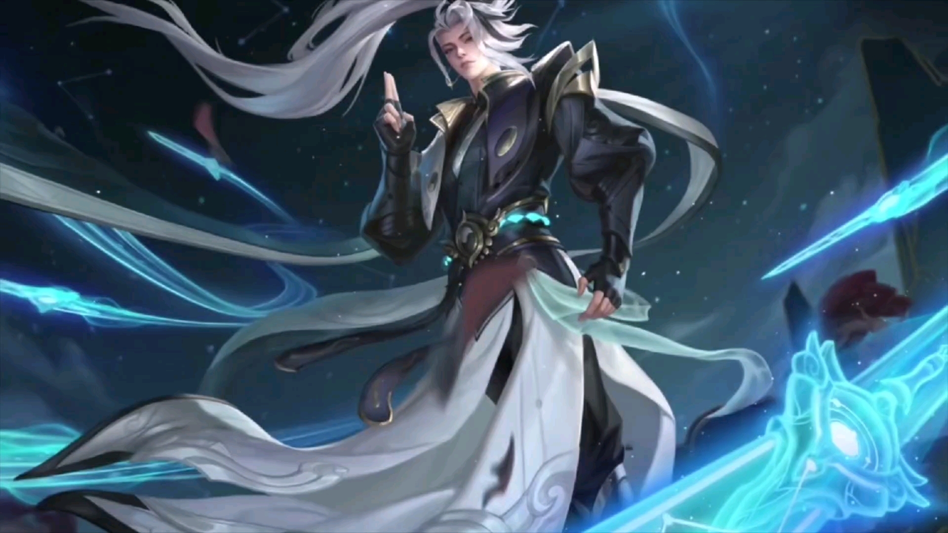 【王者荣耀国际服】诸葛亮aov联动皮肤-鹤羽星尊上线