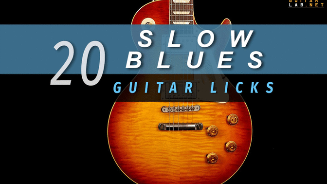 【预览】慢速布鲁斯乐句20条