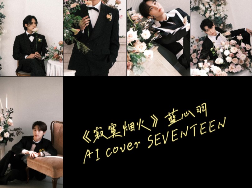 AI Cover seventeen 《寂寞烟火》蓝心羽哔哩哔哩bilibili