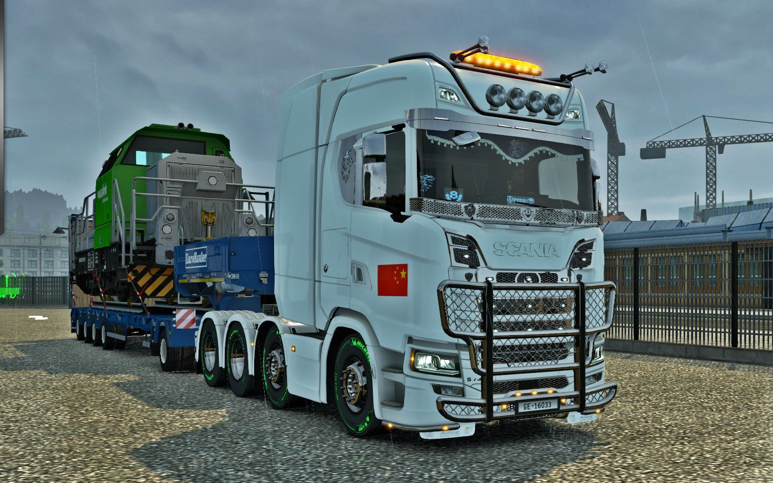 乐美解说欧洲卡车模拟2体验131随机道路事件路上可以见到各种奇怪事情