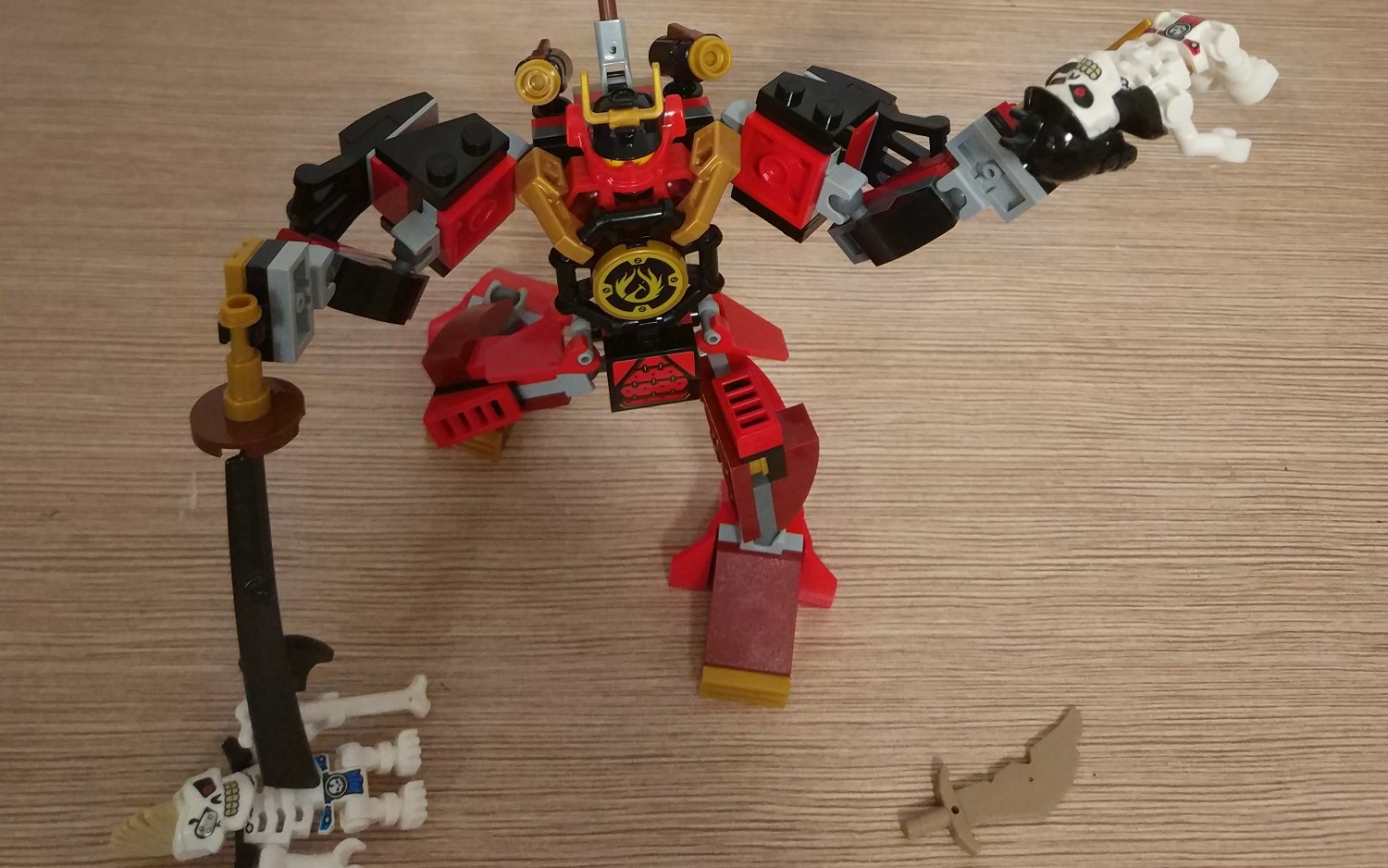 乐高幻影忍者70665机器武士