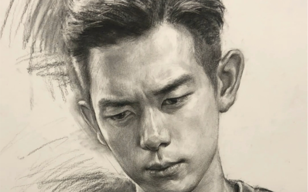 杨煌素描-40秒画李现!