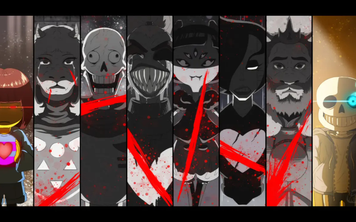 虐手又虐心 满分神作传说之下屠杀线通关实况_哔哩哔哩 (゜-゜)つロ