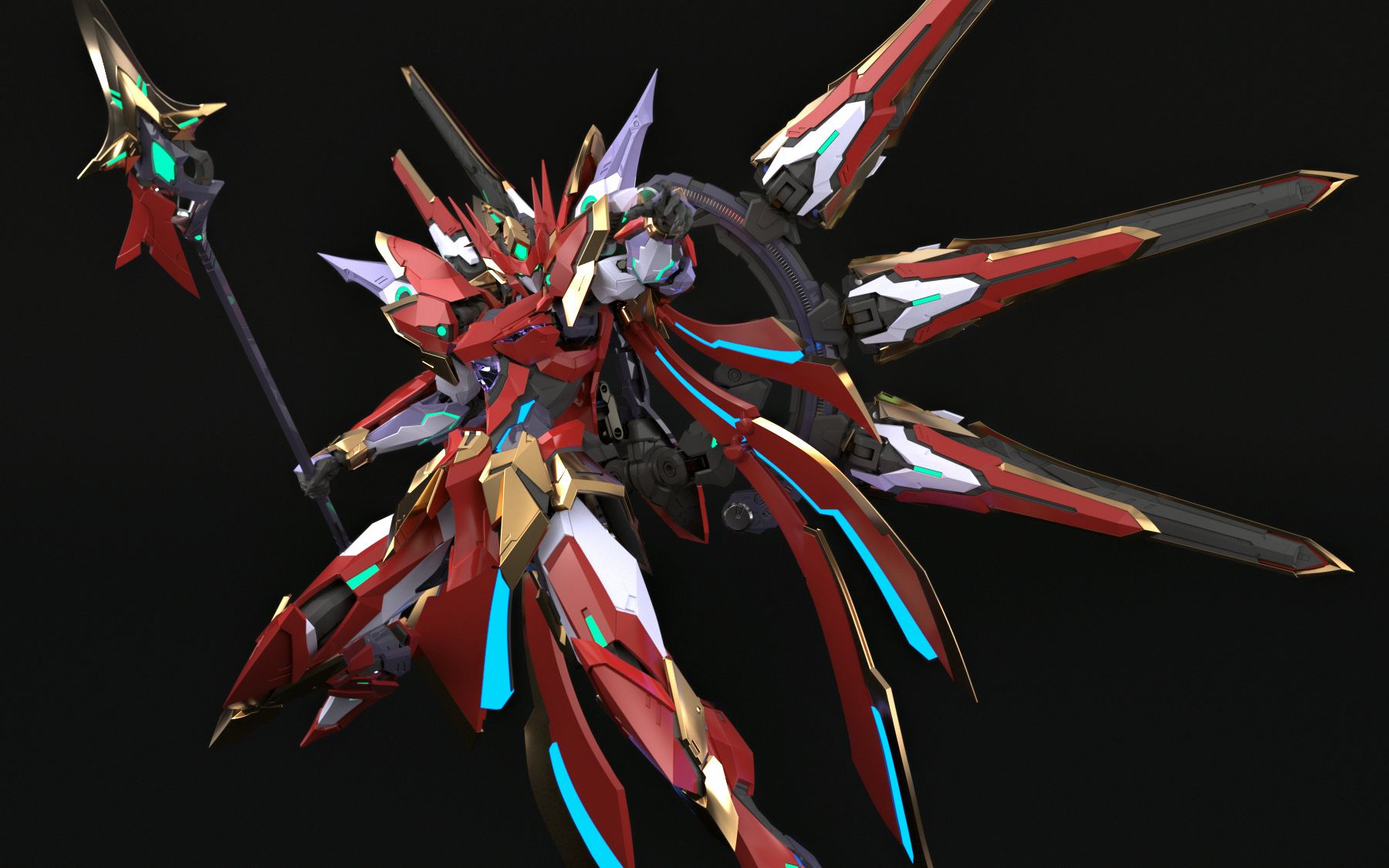 零重力合金完成品:血刃"红莲"形态公开