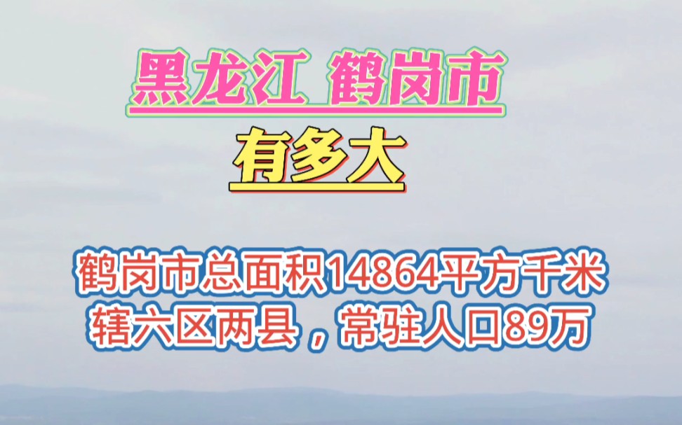 鹤岗市面积有多大哔哩哔哩bilibili