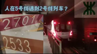 【深圳地铁】人在5号线遇到2号线列车？？？！！！