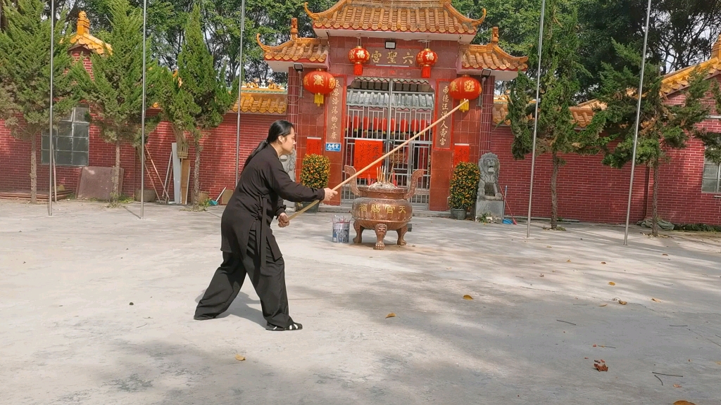 丹东抚顺壳子棍王三海武术枪法_哔哩哔哩_bilibili