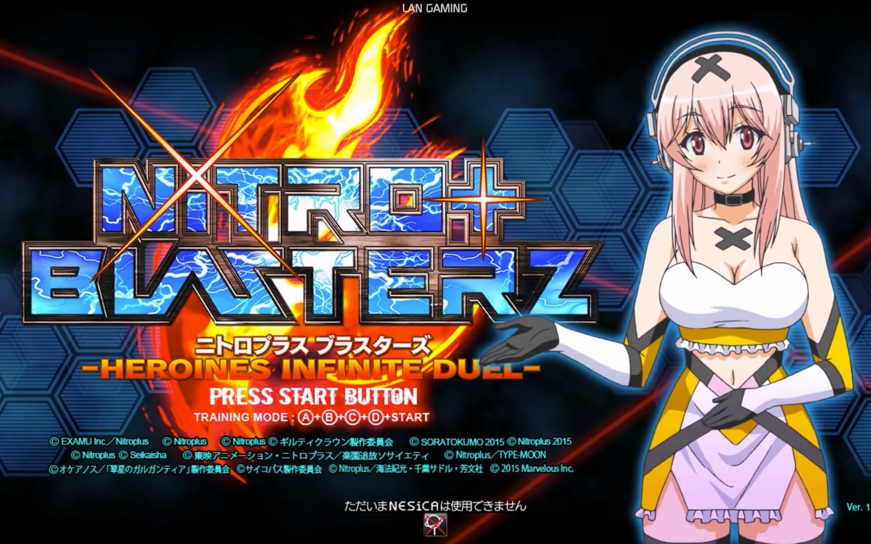 【nitro 爆裂 女主角大乱斗】arcade 街机 怀旧经典游戏1080p 高清