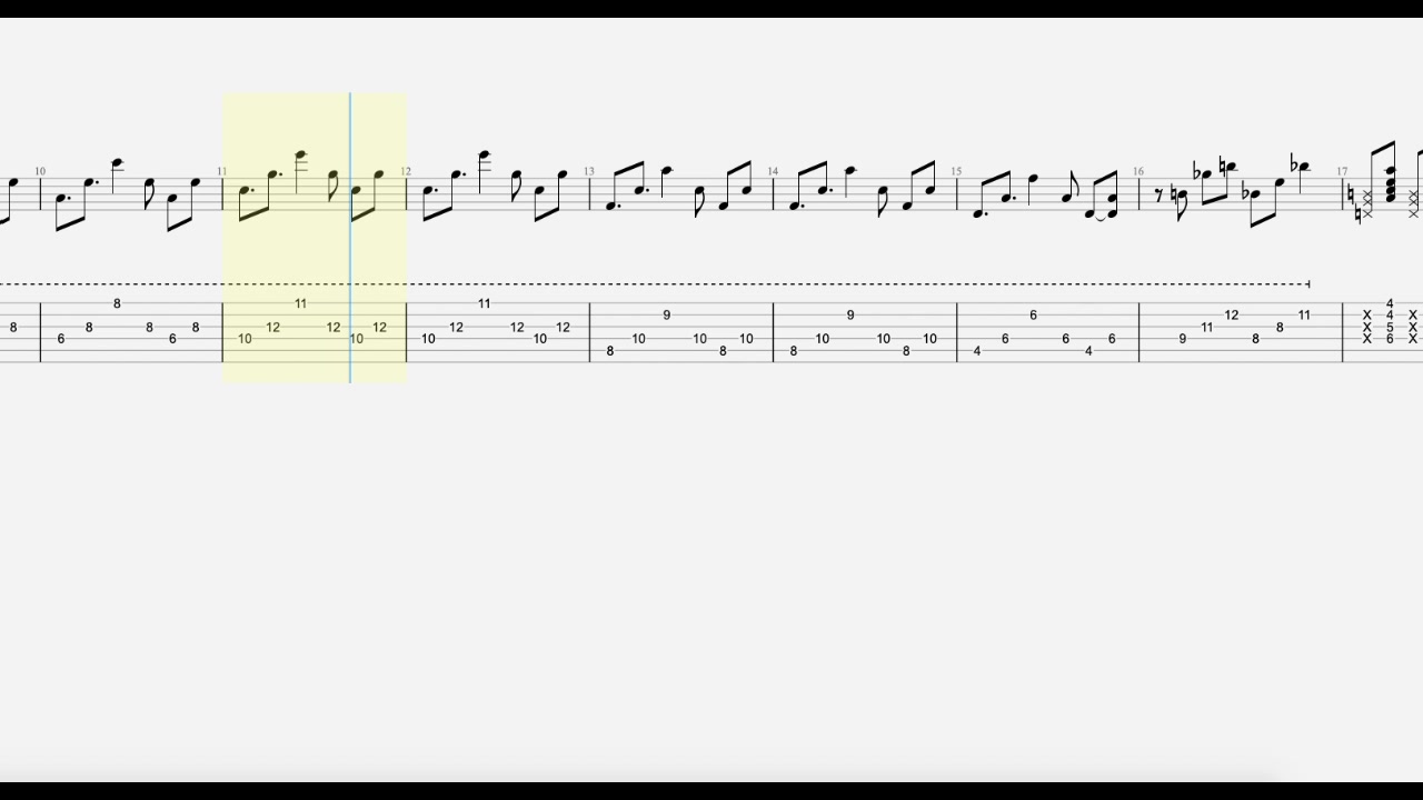 [图](自制Guitar Tab) 只要长得可爱，即使是变态你也喜欢吗? OP - ダイスキ。电吉他譜 (附chord) (簡介詳)