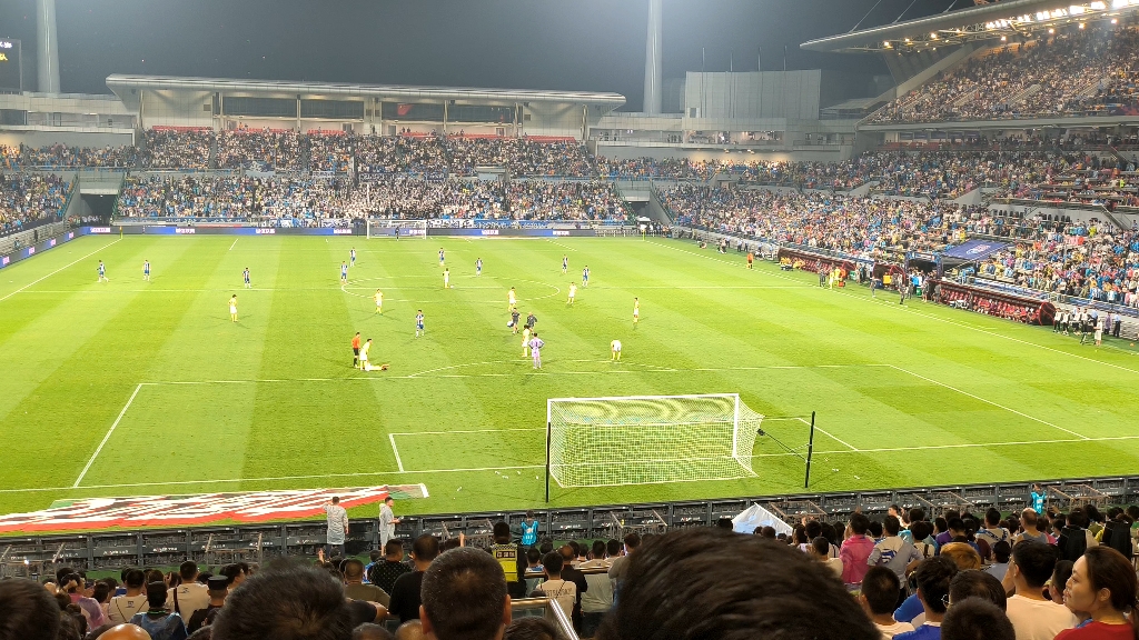 记录一下天津津门虎回到泰达足球场首场比赛