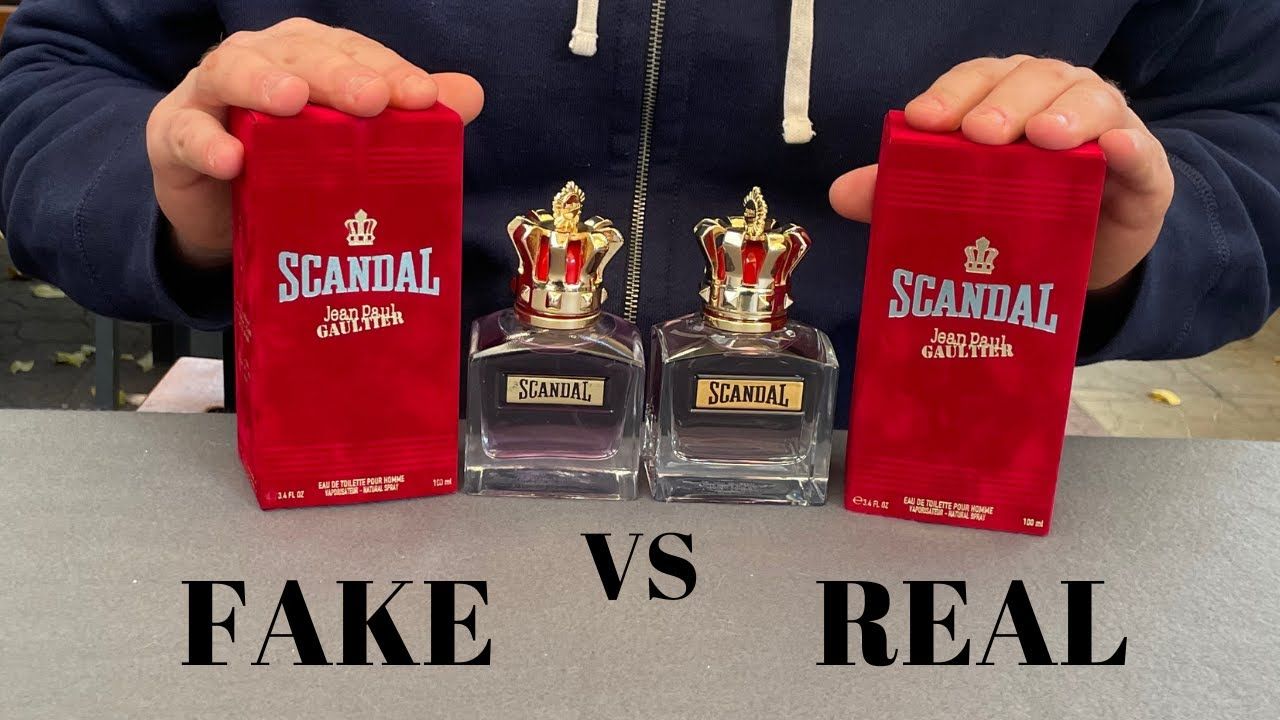 如何识别假冒的 jean paul gaultier scandal pour homme香水!