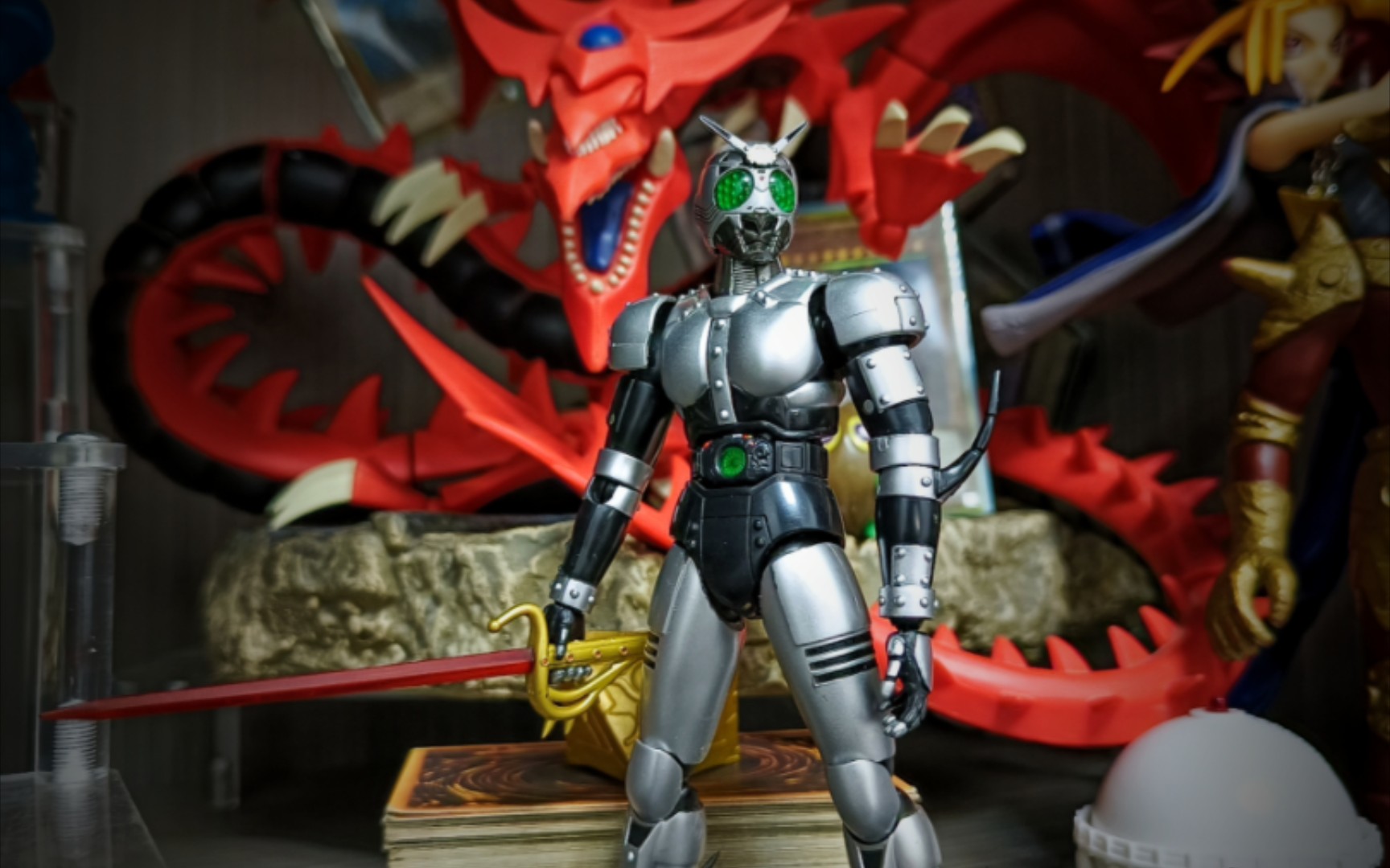 开一盒好朋友送我的假面骑士shf影月2.