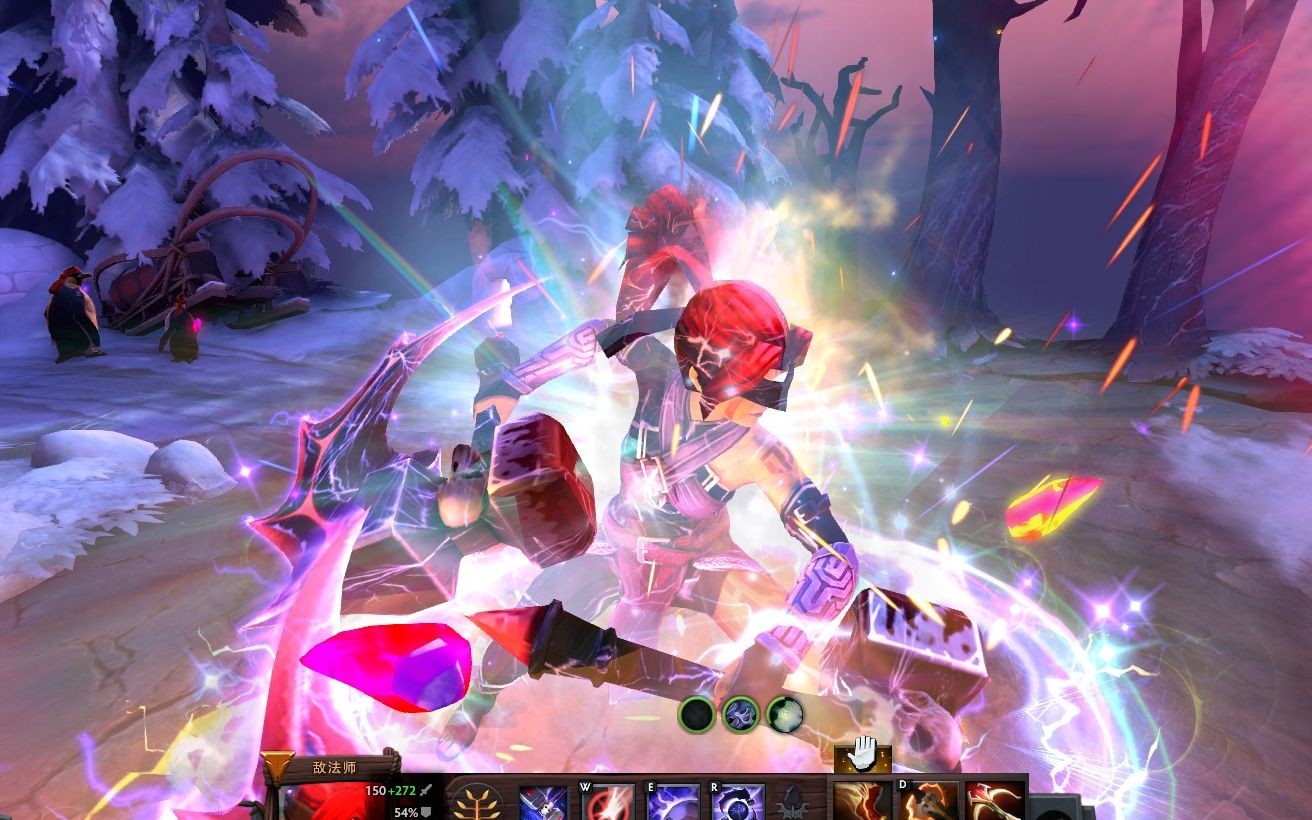 敌法师全粒子火焰残影bug至宝饰品,非插件脚本外挂,dota2免费饰品