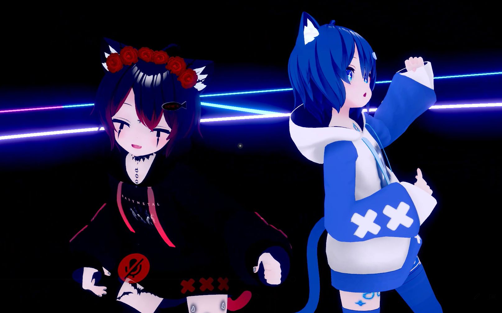 【vrchat】这么可爱的两只rusk你最喜欢哪个呢?