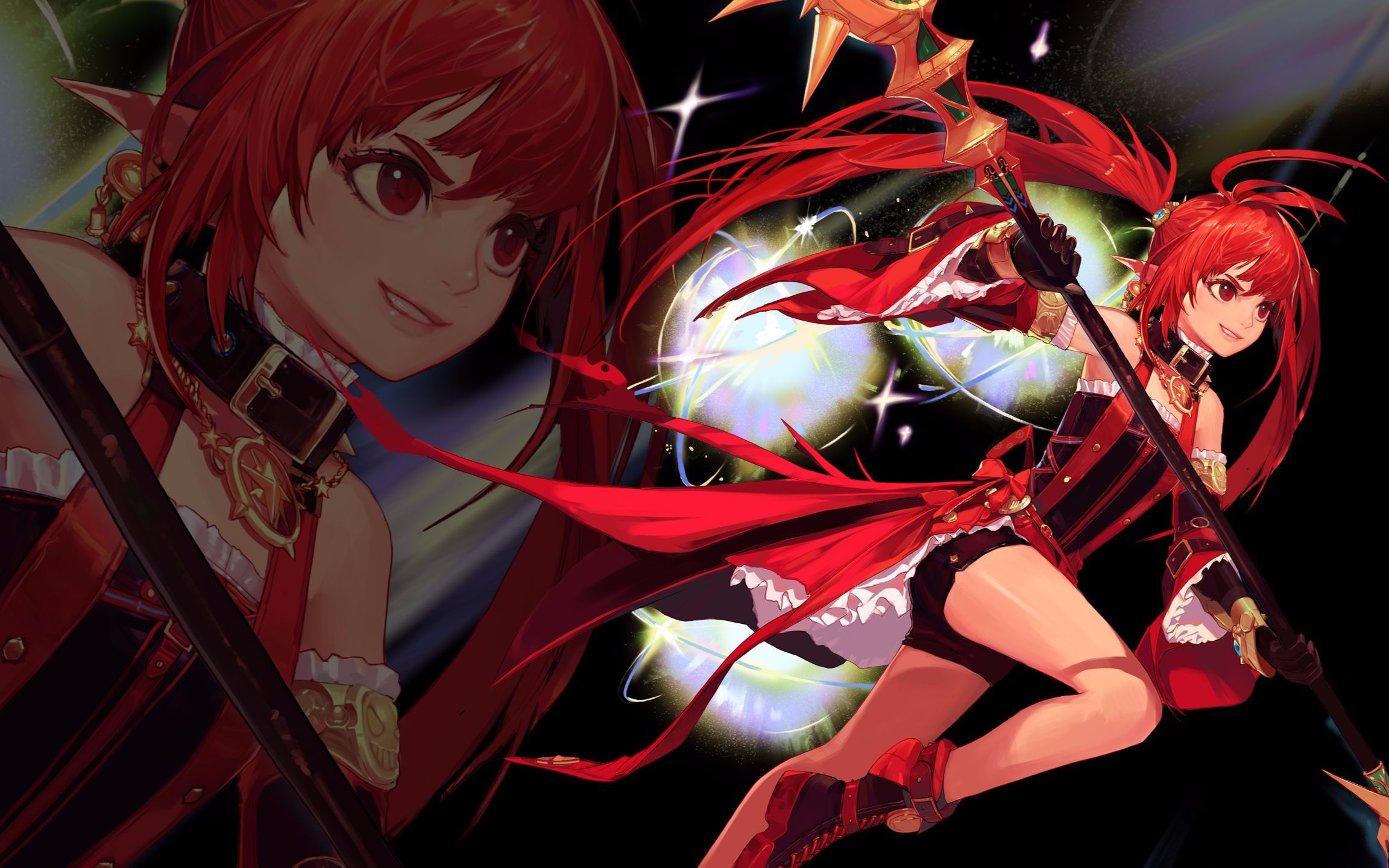 逗萝穿上100的装备挑战普雷绿队