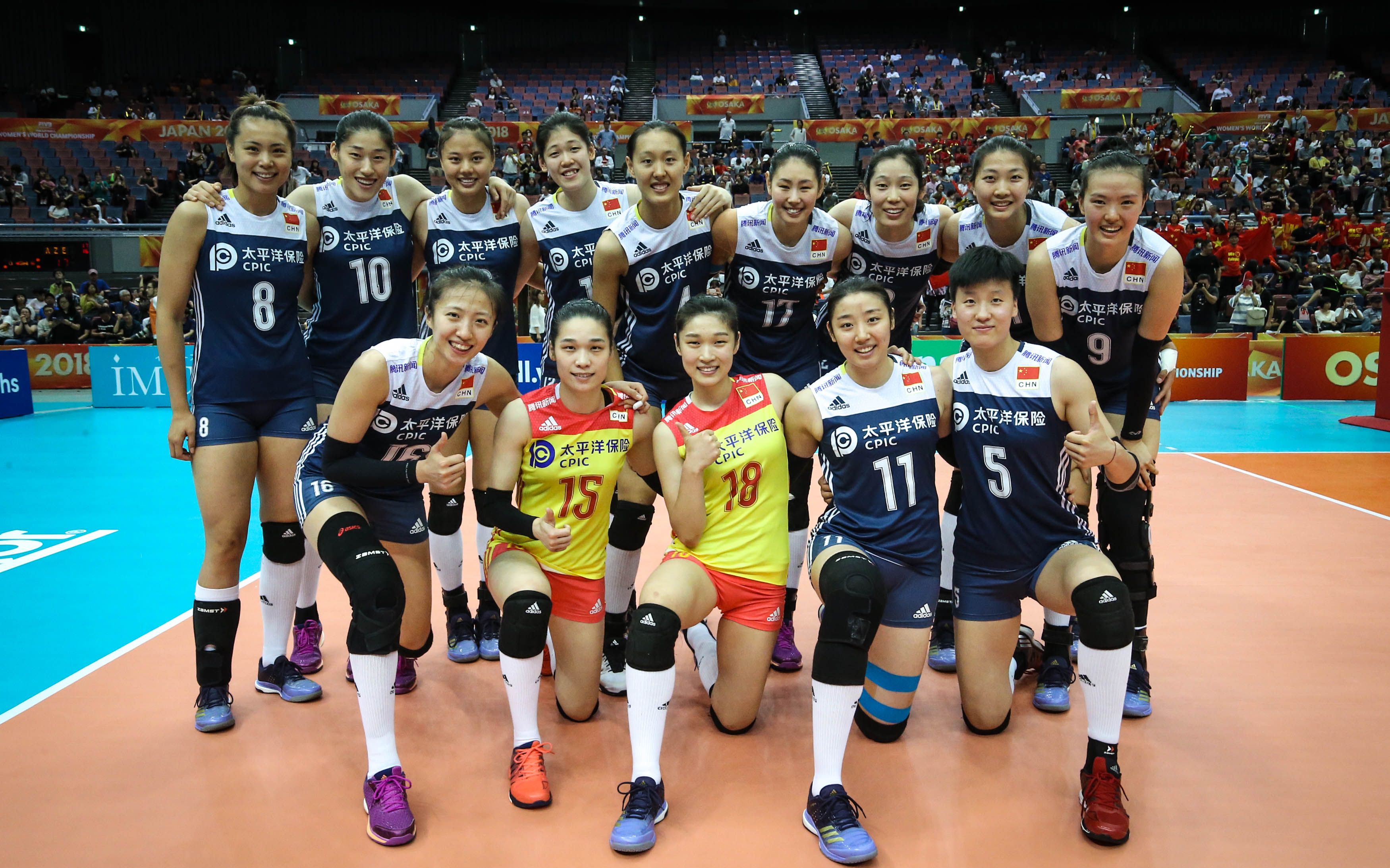 袁心玥17分中国女排对阵阿塞拜疆女排集锦2018年世锦赛