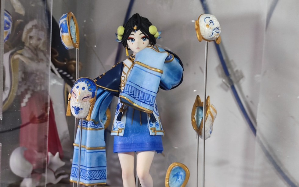 【超轻粘土】决战平安京面灵气典藏青花百相粘土手办