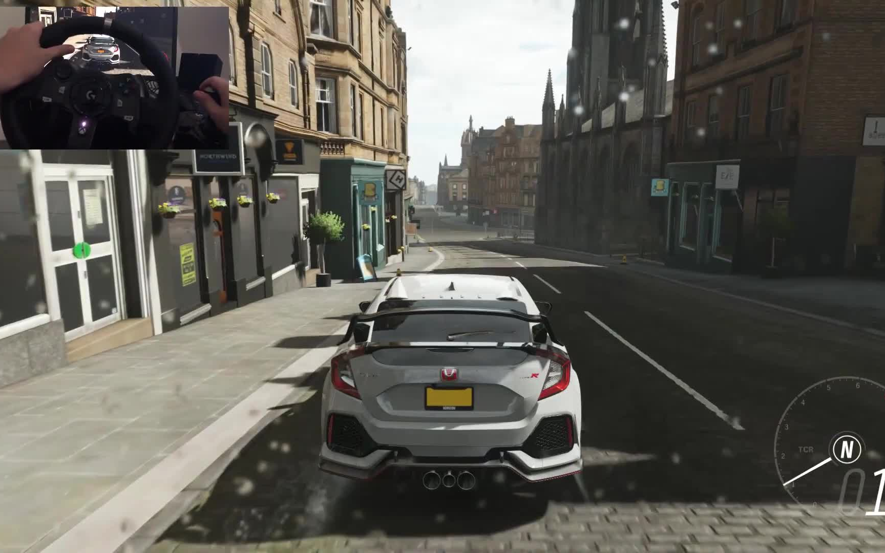 【tbe职蚁】地平线4-试驾思域type-r-罗技g920方向盘