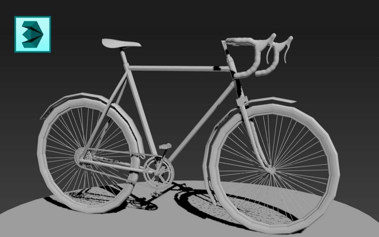 【3dmax建模】山地自行车3dmax布线教学