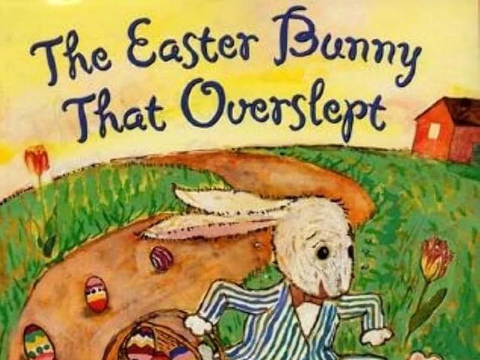 [图]【英语】《复活节的兔子睡过头了 The Easter Bunny That Overslept》儿童英语绘本故事