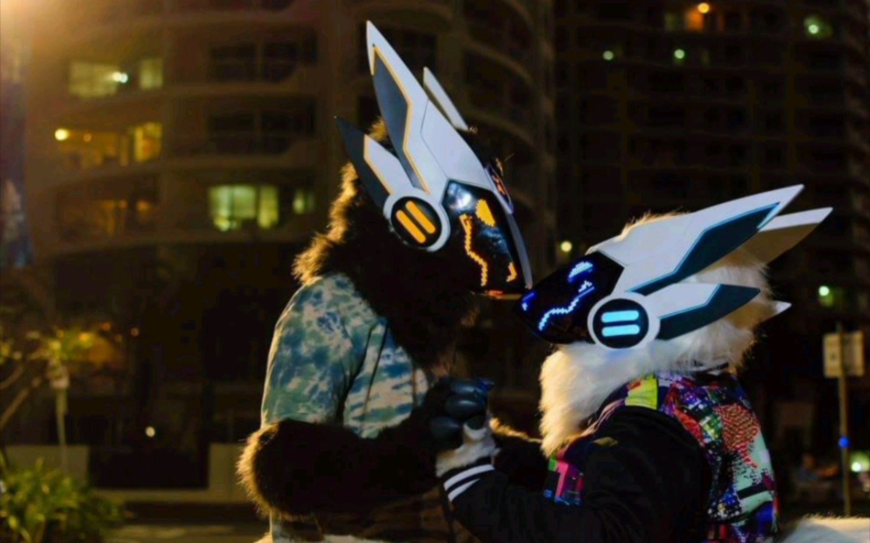 兽装fursuit极具科技感赛博朋克电子风protogen兽装大赏xd