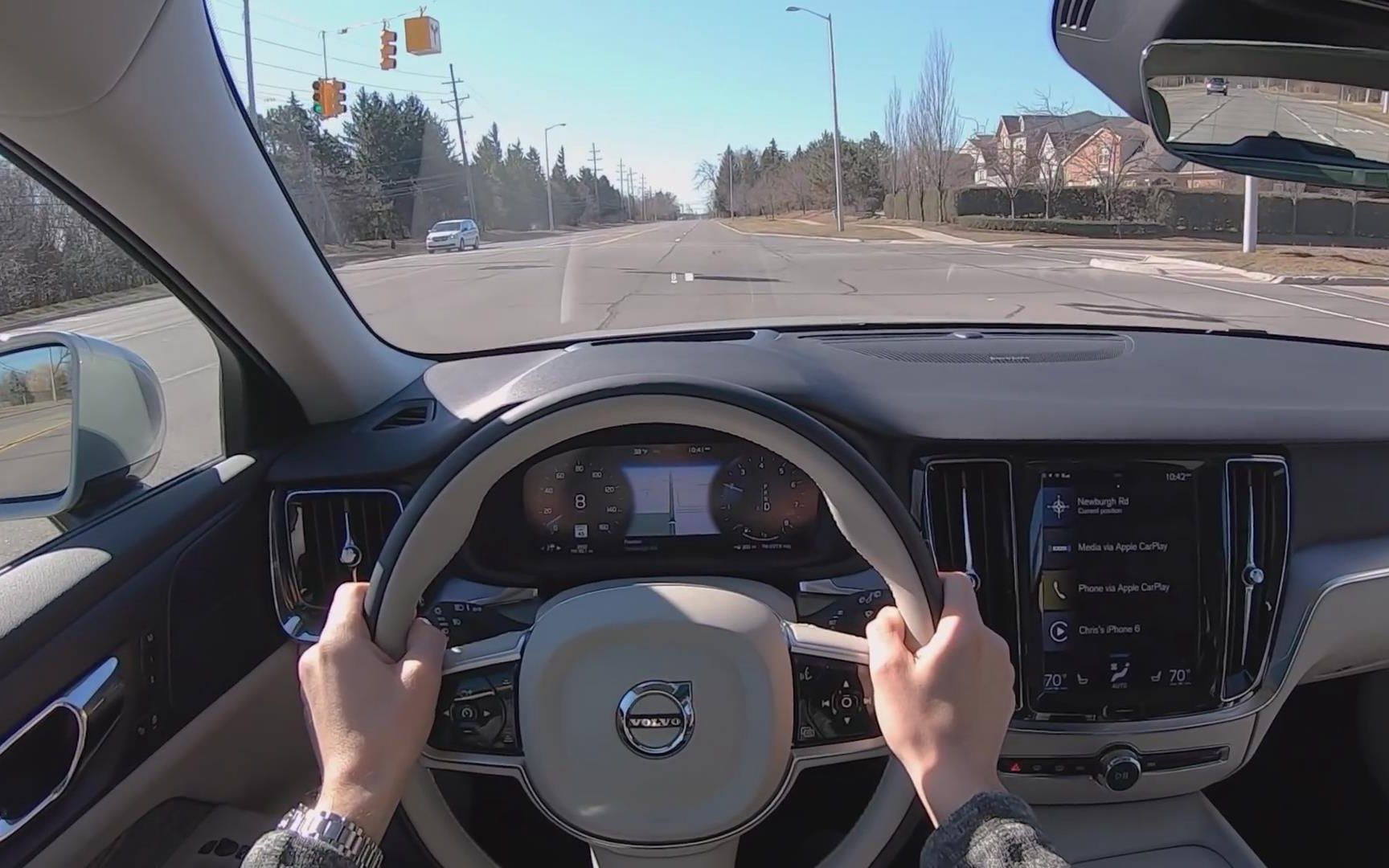 第一人称视角驾驶沃尔沃v60t6这车好爽啊