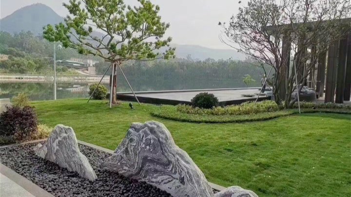 雪浪石切片造景!