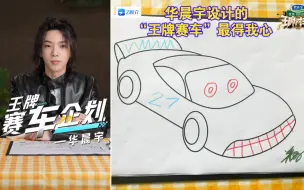 下载视频: 【华晨宇】240111《王牌8》EP12宣传片：王牌赛车企划，花花设计的“王牌赛车”最得我心