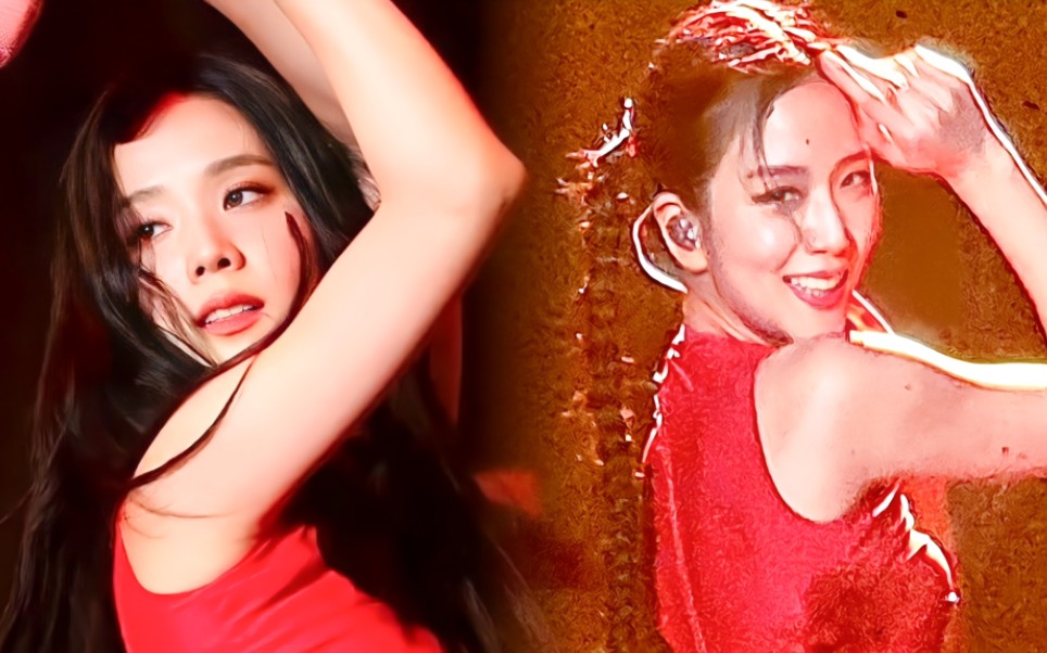 最后一场liar,初遇的红裙!jisoo马尼拉演唱会solo舞台liar