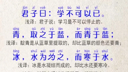 【国学文化】 "劝学智慧:点亮你的知识灯塔"领悟学习之道,拥抱无限可能"哔哩哔哩bilibili