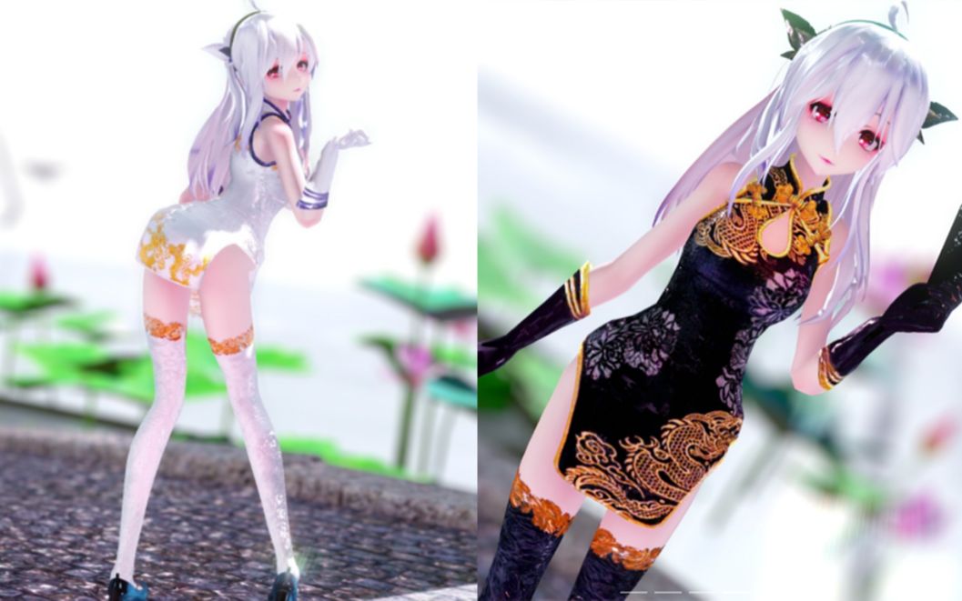 【4k/mmd】老蛇皮们的福利?弱音真是一个哇塞的女孩!