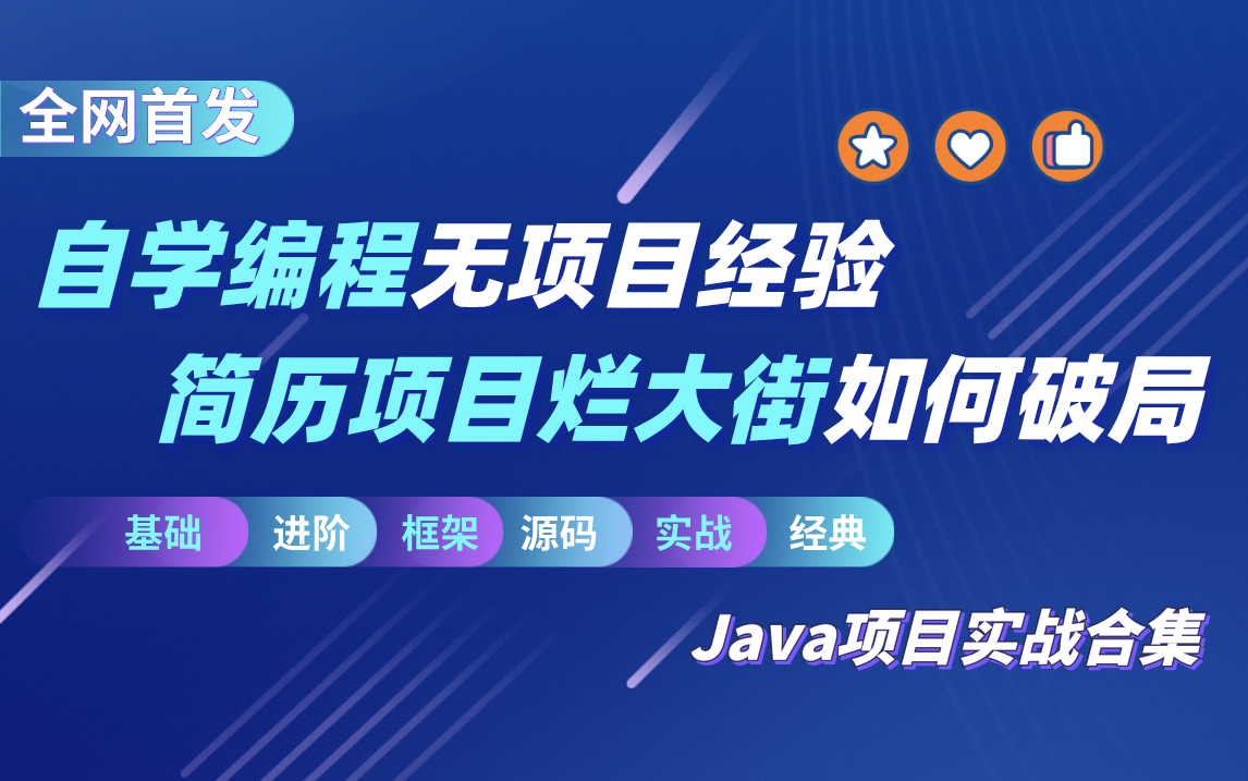 【Java项目合集】大厂企业级前后端分离项目实战(星城货运系统)+马士兵亲授经典游戏项目(坦克大战),这次彻底讲明白SSM框架与Java23种设计模式...