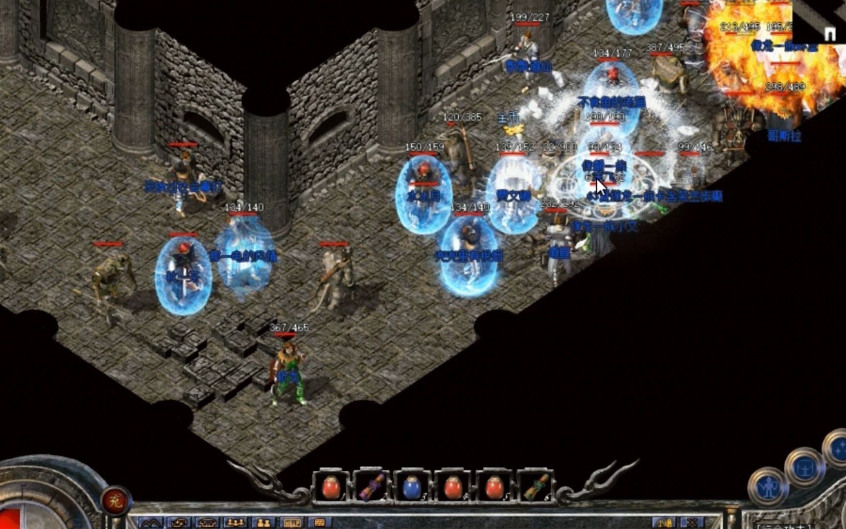 热血传奇怀旧服wegame白日门区冲进祖玛教主之家