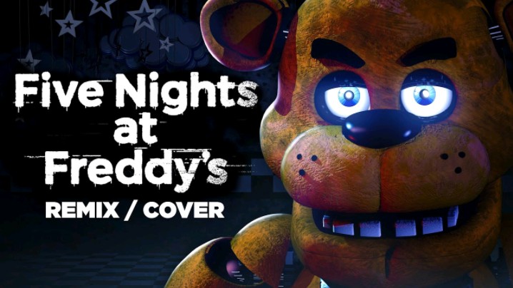 [图][FNAF/同人曲动画] FNAF 1主题曲 混音/翻唱｜Five Nights at Freddy's Song - Cover/Remix