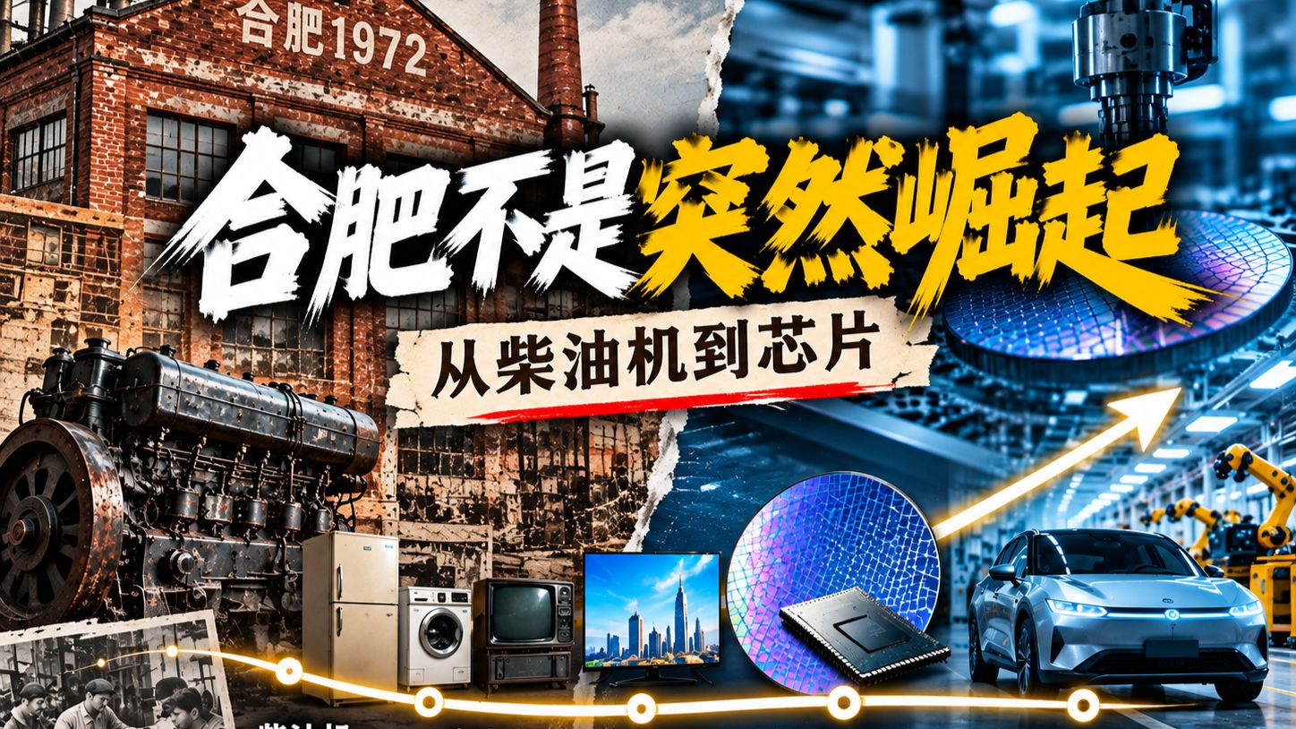 合肥不是突然崛起：从柴油机到芯片，这座城到底经历了什么？