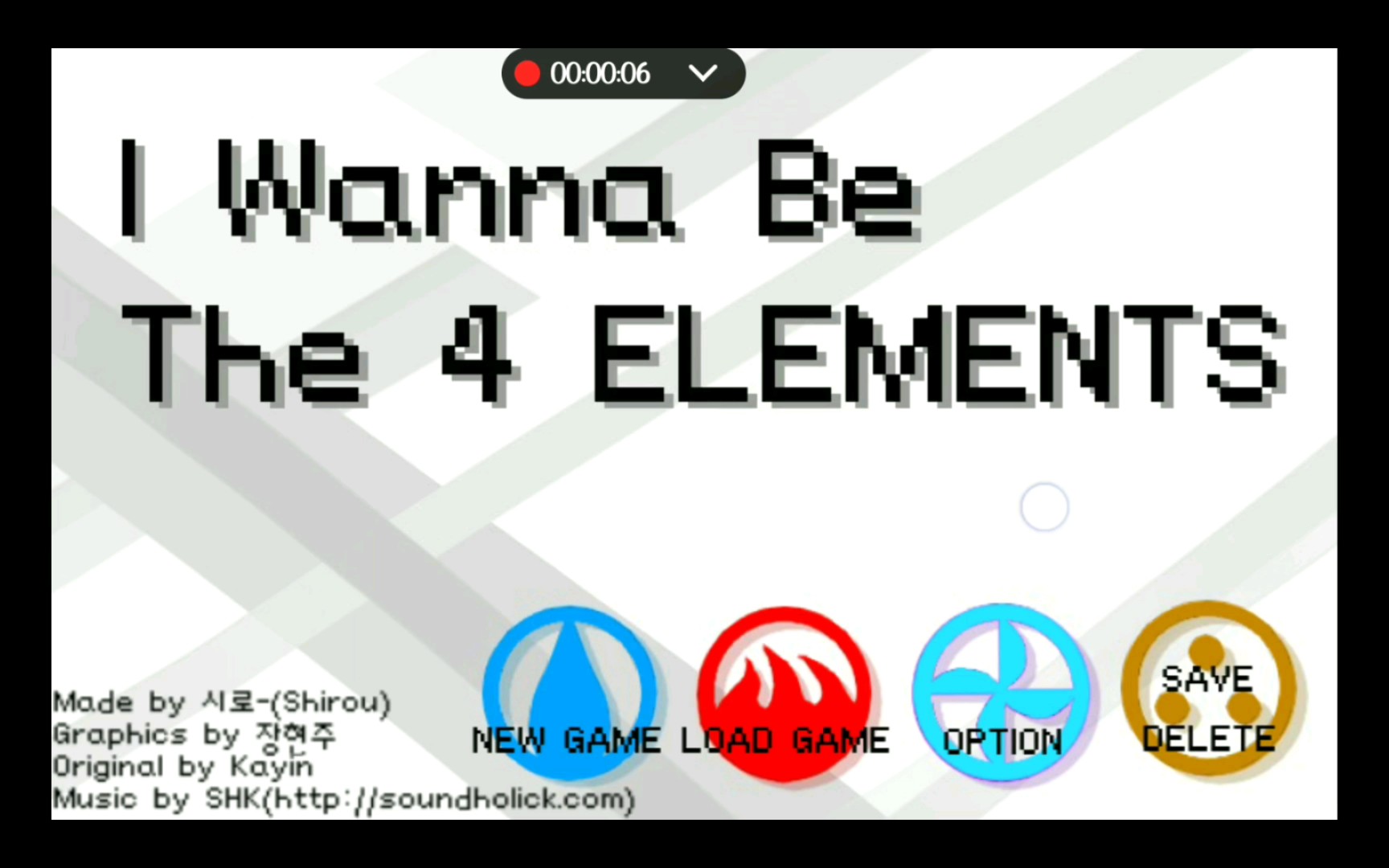 [图][I Wanna Be The 4 Elements]#01 一个能手机上玩的i wanna！