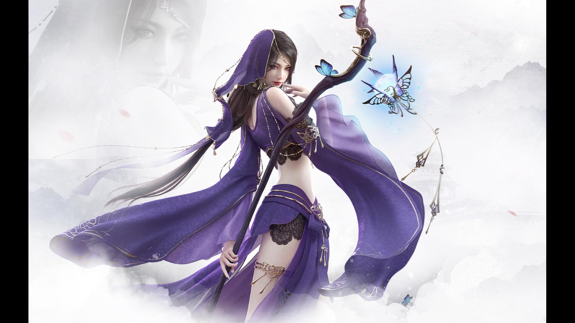 【逆水寒老兵服】瑶光听雪九灵帮派联赛4.14p2