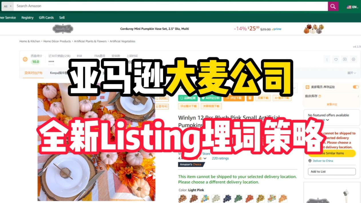 大麦公司拿的!新形势下亚马逊Listing埋词技巧哔哩哔哩bilibili