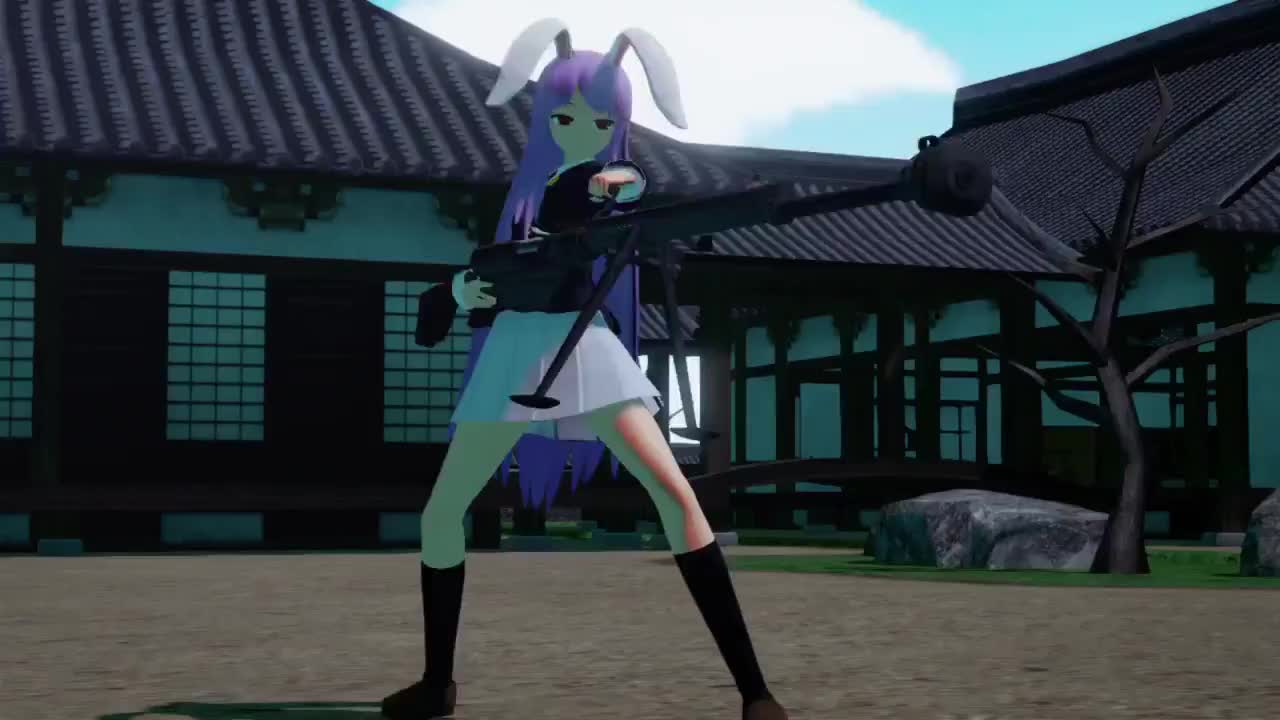 东方武装化铃仙只是在试射ptrs反坦克步枪