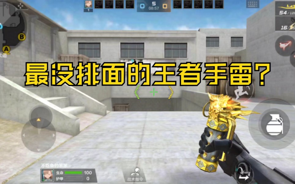 【cf手游体验服爆料】王者之心手雷上架,最没排面的王者手雷?