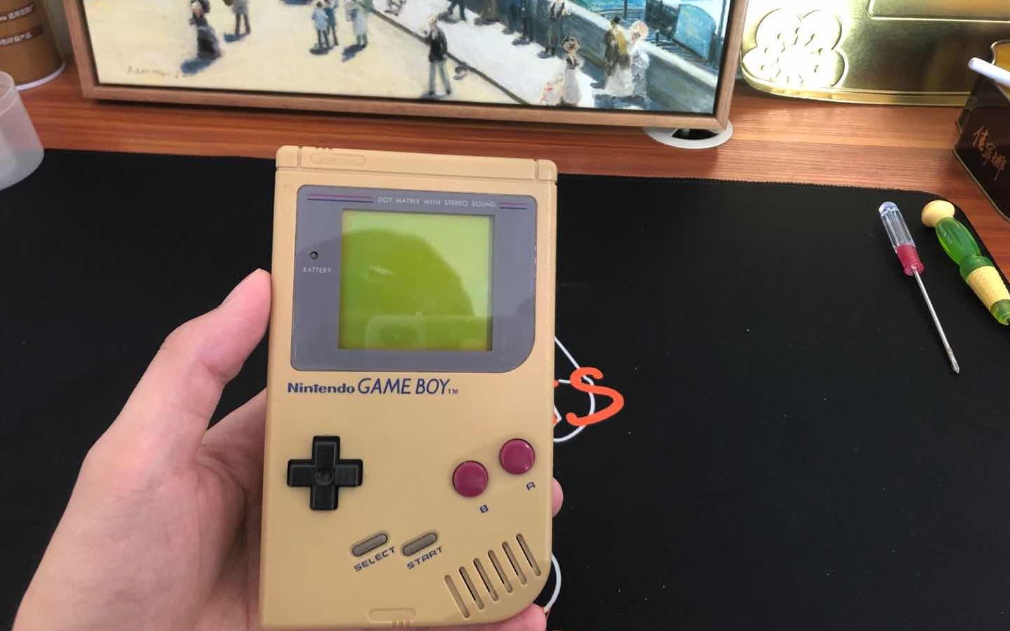 请叫我海南漂白王翻新任天堂gameboy初代游戏掌机厚机